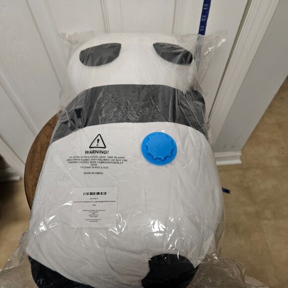 Weighted Stuffed Animal - Plush Panda Bear - Picture 8 of 10